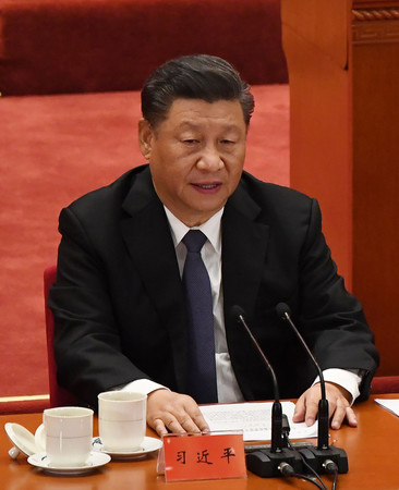 中国の習近平国家主席=2020年10月、北京(AFP時事)