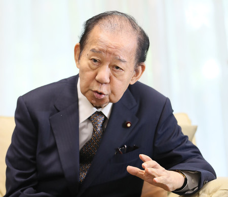 岸田氏の 任期制限 に不快感 自民 二階幹事長インタビュー 時事通信ニュース