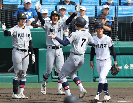 慶応、１０３年ぶり４強＝土浦日大は初―全国高校野球 | 時事通信ニュース