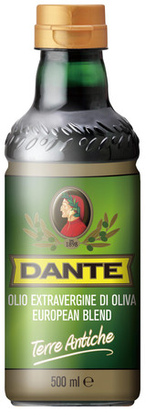 ニップンが値上げする「DANTE エキストラバージンオリーブオイル ヨーロピアンブレンド」(500ミリリットル)(同社提供)