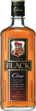 アサヒビールが来年４月に値上げする「ブラックニッカクリア」（７００ミリリットル）（同社提供）
