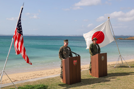 日米上陸部隊が共同訓練＝沖縄で離島奪還を想定 | 時事通信ニュース