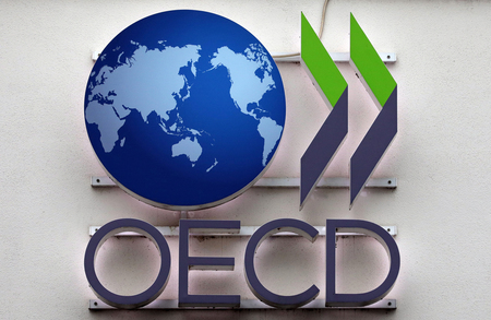 経済協力開発機構（ＯＥＣＤ）のロゴマーク（ＥＰＡ時事）