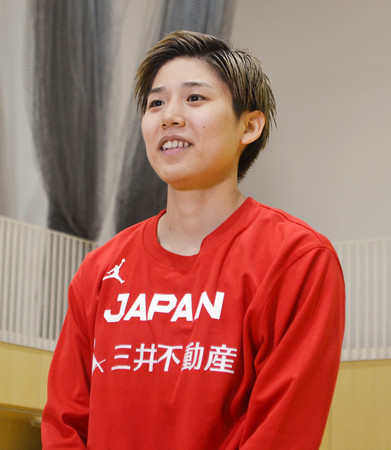 バスケットボール女子のパリ五輪日本代表候補の町田＝１６日、札幌市
