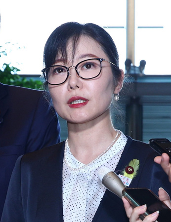 加藤鮎子こども政策担当相＝３日、首相官邸