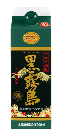 霧島酒造が８月２０日に販売を再開する「黒霧島」の紙パック商品（同社提供）