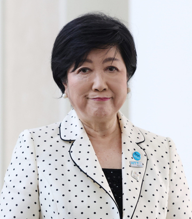 小池百合子知事＝７月８日、東京都新宿区