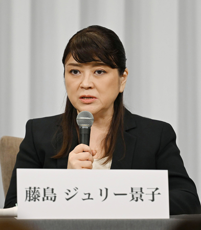 藤島ジュリー景子氏＝２０２３年９月、東京都千代田区