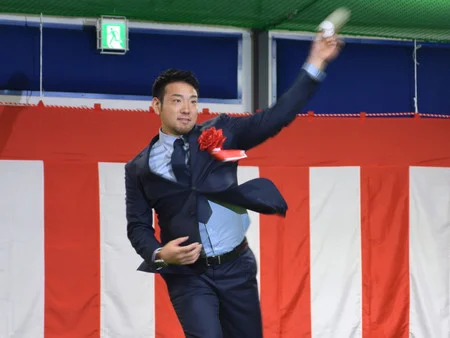 菊池投手の野球施設オープン=地元岩手でセレモニー―米大リーグ 菊池投手の野球施設オープン=地元岩手でセレモニー―米大リーグ