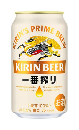 キリンビールが値上げする「キリン一番搾り生ビール」（３５０ミリリットル）（同社提供）