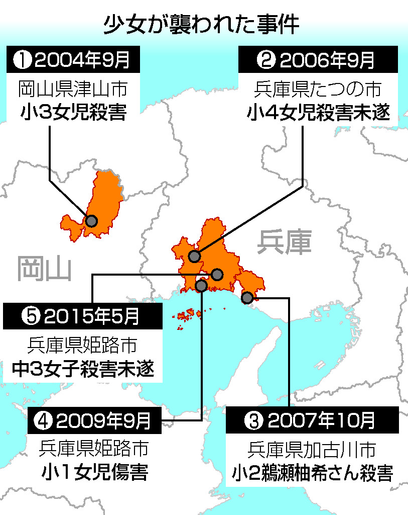 少女が襲われた事件