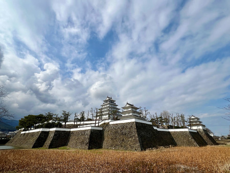 島原城跡（長崎県島原市提供）