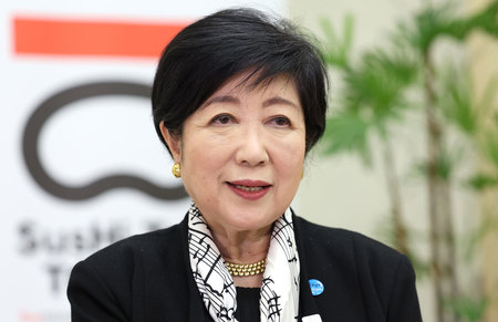 東京都の小池百合子知事＝２０２４年１２月