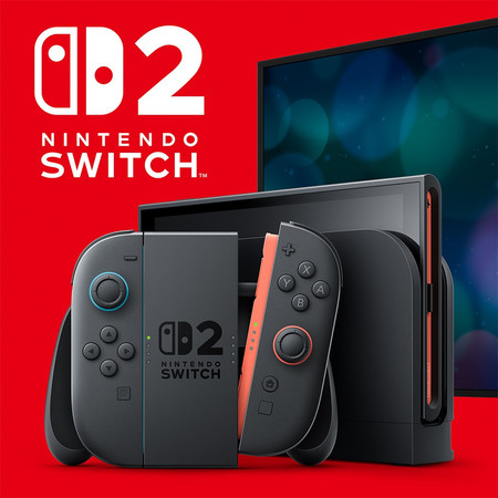 任天堂が２０２５年の発売を発表した「ニンテンドースイッチ２」（同社提供）