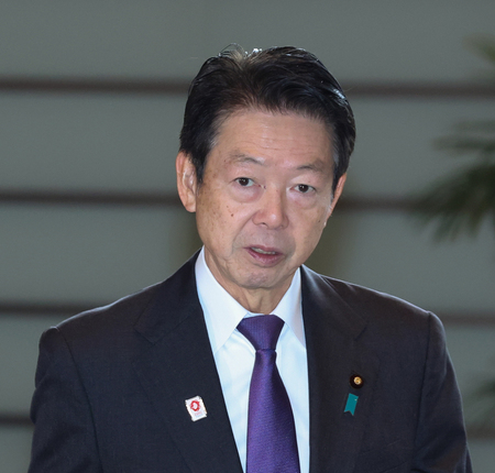 武藤容治経産相＝７日、首相官邸