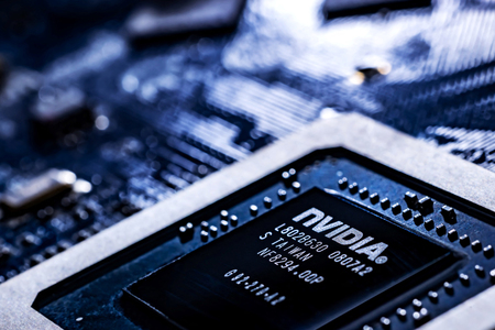 米エヌビディアの画像処理半導体(GPU)(AFP時事)