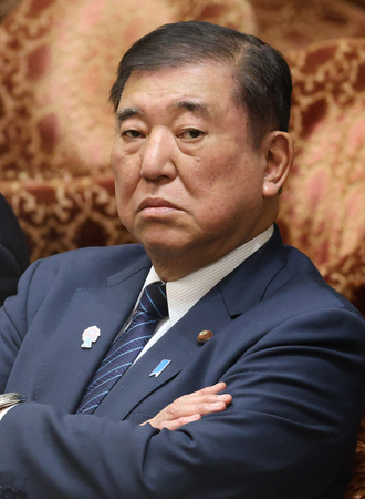 石破茂首相=4日、国会内