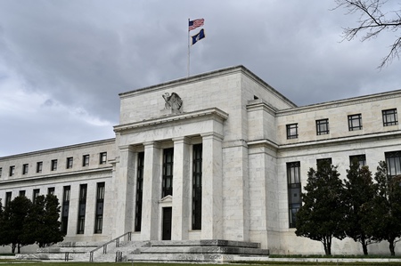 米連邦準備制度理事会(FRB)本部=米ワシントン(AFP時事)