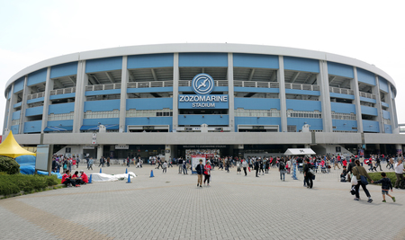 ZOZOマリンスタジアム=千葉市美浜区