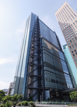 日本テレビ本社=20日、東京都港区