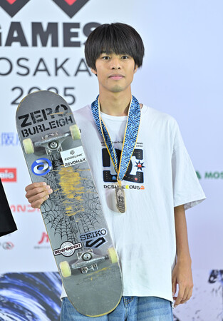 Hibrid スケートボード　デッキ 根附海龍 根附、攻めて初V＝圧巻技で会場沸かす―Xゲームズ | 時事通信ニュース