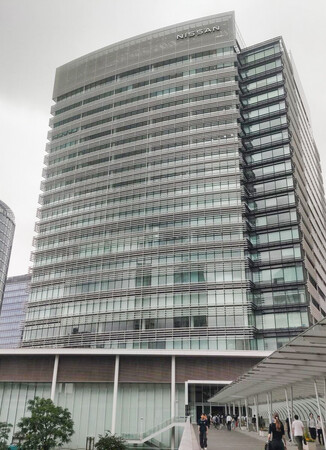 株主総会が開かれた日産自動車本社＝２４日午前、横浜市西区