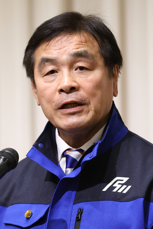 石川県の馳浩知事＝２０２４年４月、東京都千代田区