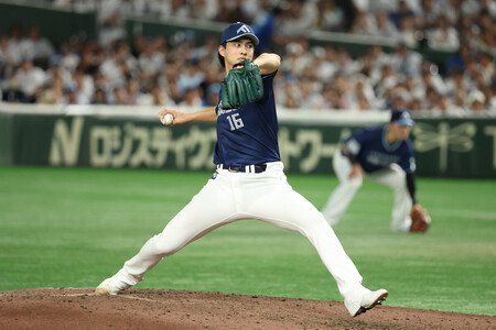 完投で6勝目を挙げた日本ハムの達=14日、東京ドーム