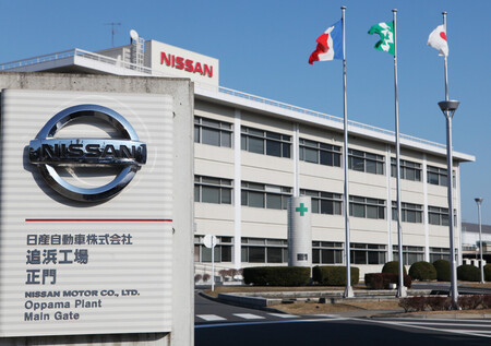 日産自動車の追浜工場=2011年1月、神奈川県横須賀市