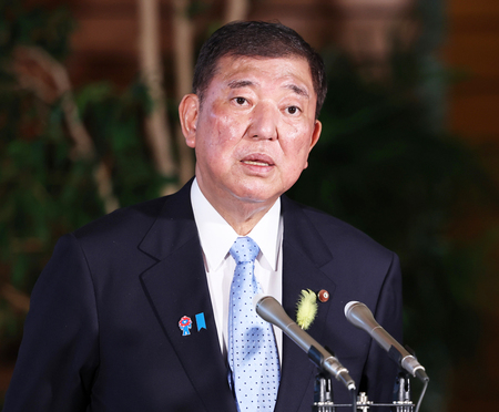 石破茂首相=2日、首相官邸