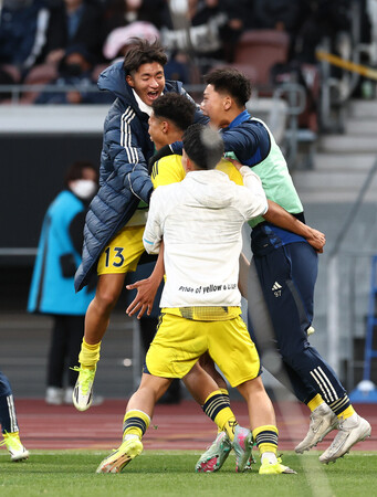 終盤勝負、強豪破る＝走り勝った鹿島学園―高校サッカー | 時事通信ニュース