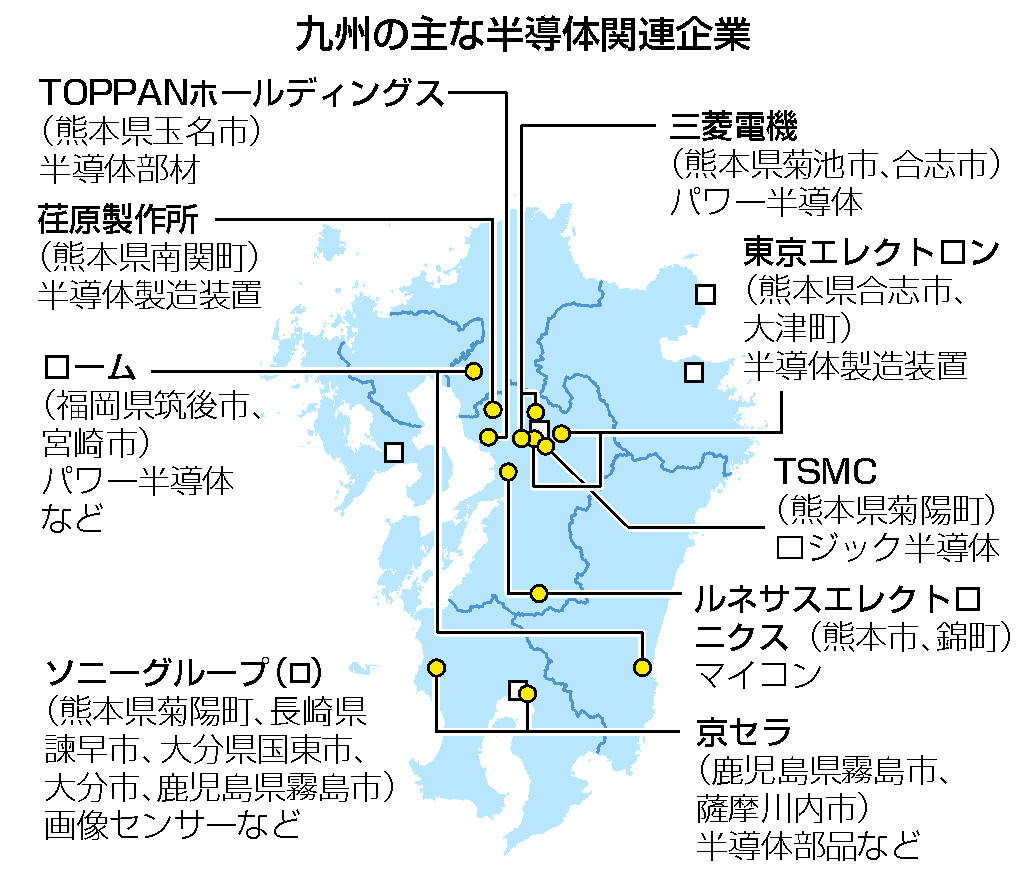 シリコンアイランド」に打撃＝九州に半導体産業集積、復旧動きも―熊本