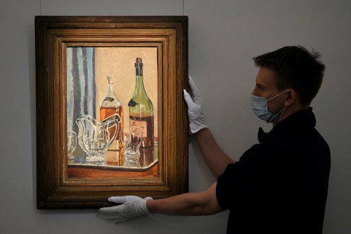 チャーチルが描いたウイスキー絵 約１億３５００万円で落札 時事通信ニュース