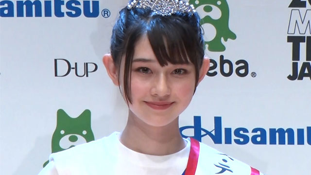 ミス ティーン 頂点に14歳の石川花さん 憧れの女優は橋本環奈 時事通信ニュース