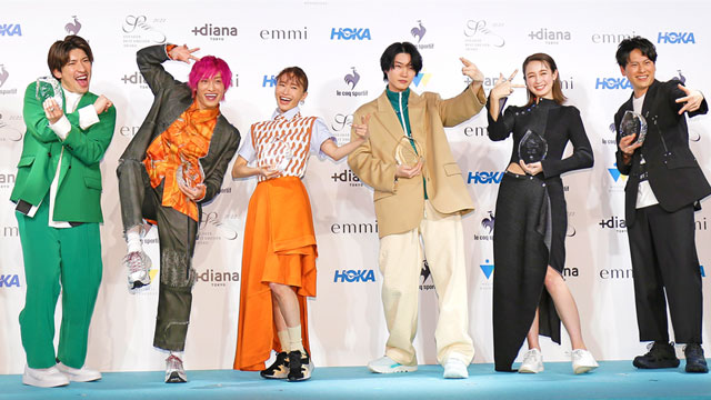 ｅｘｉｔりんたろー は 熱愛 の質問に スニーカーベストドレッサー賞 授賞式 時事通信ニュース