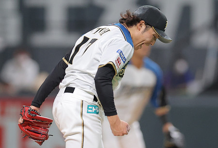 甲斐を三振に仕留めた伊藤 プロ野球 時事通信ニュース