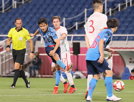 久保のシュート サッカー 時事通信ニュース