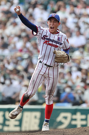 喜ぶ仲井 高校野球 時事通信ニュース