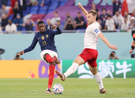 デンベレとエリクセン ｗ杯サッカー 時事通信ニュース