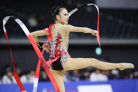 鶴田のリボン 全日本新体操 | 時事通信ニュース