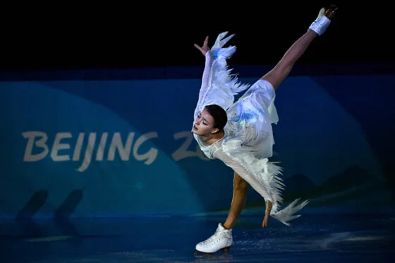 写真】【女子フィギュア】アンナ・シェルバコワ〔北京五輪〕 (12/25) | 時事通信ニュース