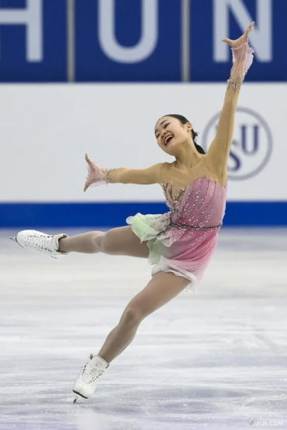 写真】【女子フィギュア】島田麻央 (4/22) | 時事通信ニュース