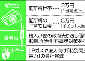政府の追加物価対策