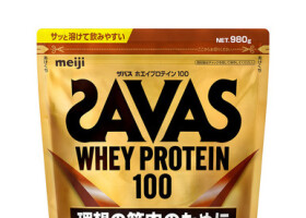 明治が値上げする「ザバス　ホエイプロテイン　１００　リッチショコラ味　９８０ｇ」（同社提供）