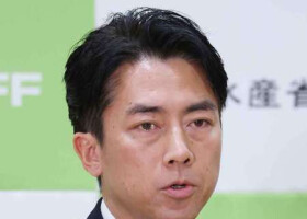 小泉進次郎農林水産相＝２１日、農水省