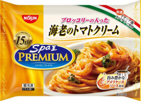 日清食品冷凍（東京）が値上げする「冷凍　日清スパ王プレミアム　海老のトマトクリーム」（同社提供）