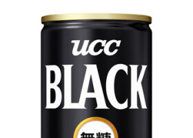 ＵＣＣ上島珈琲が値上げする缶コーヒー「ＢＬＡＣＫ無糖」（１８５グラム入り）（同社提供）