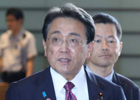 赤沢亮正経済再生担当相＝６月２４日、東京・永田町