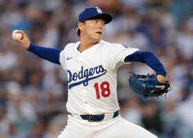 米大リーグ・ドジャースの山本由伸投手＝４月１１日、ロサンゼルス（ＡＦＰ時事）